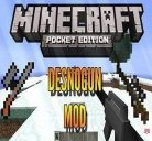 Мод на оружие для Minecraft PE 0.14.0