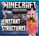 Мод Instant Structure для Minecraft PE 0.14.0 - 0.13.1