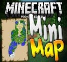 Мод на мини карту для Minecraft PE 0.14.0